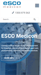 Mobile Screenshot of escomedicon.com.au